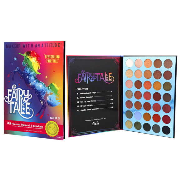 Fairy Tale 35 Eyeshadow Palette - Book 3 by Rude Cosmetics 1.34 oz Eye Shadow - Picture 3 of 5